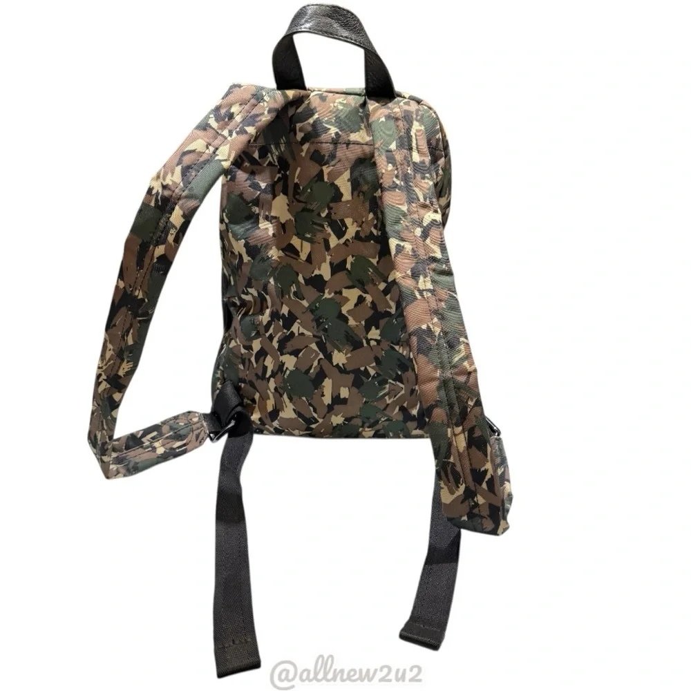 Marc Jacobs Green and Brown Camouflage Backpack